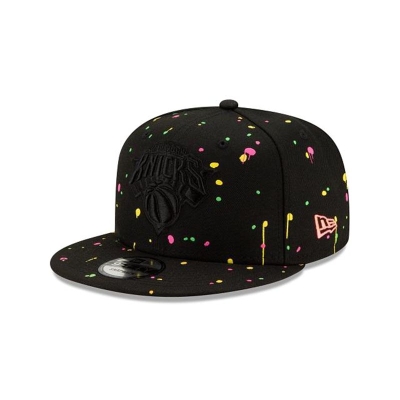 New York Knicks Gorra | New Era NBA Neon Splatter 9fifty Snapback Cap Mexico - Negros